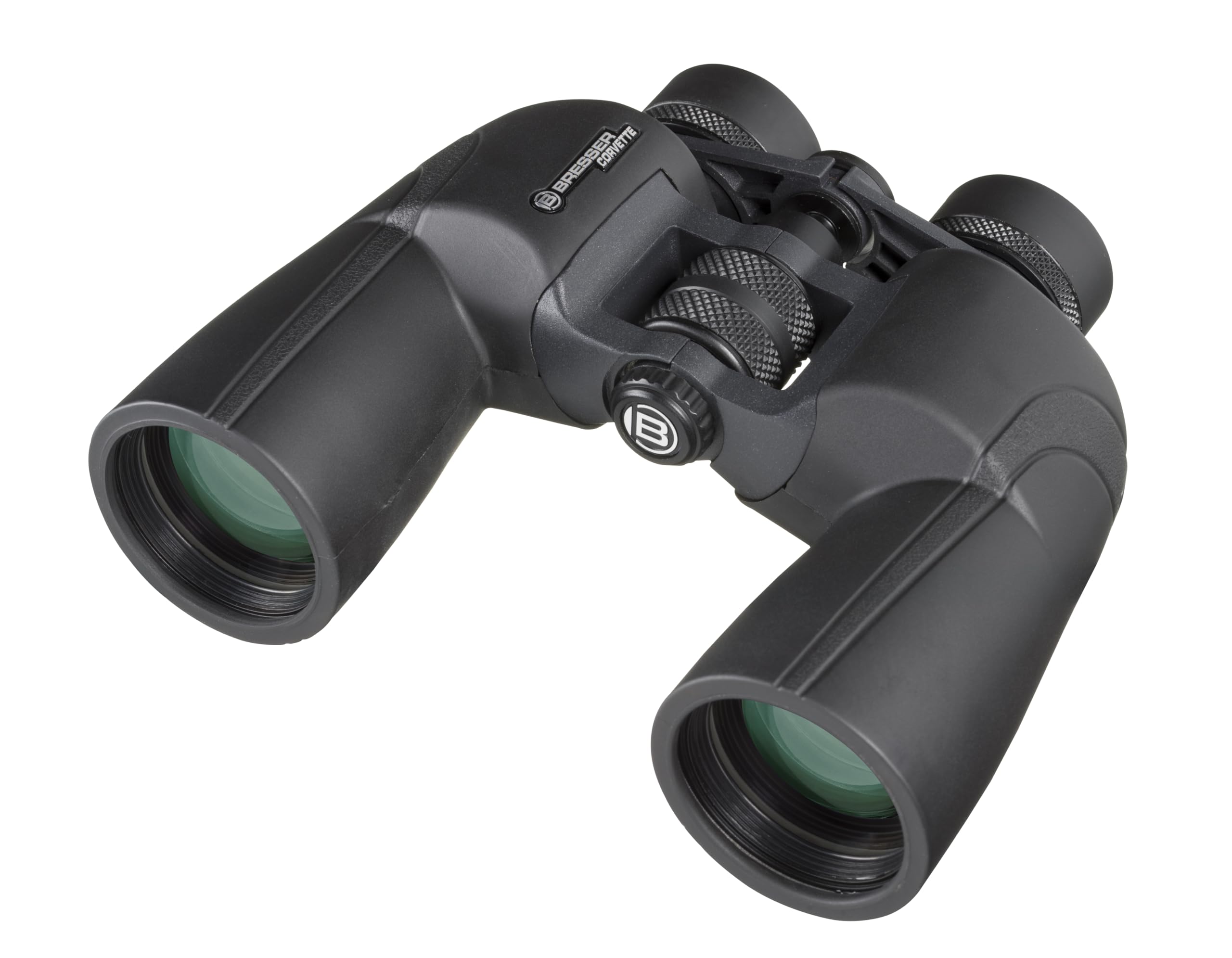 Bresser Corvette Binoculars 10 x 50 Waterproof with Full Multi-Layer Coating and Tripod Connection Thread Including Carry Strap and Carry Bag