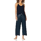 PJ Harlow Women's Cami/Jolie Capri, Camisole Top with Satin Capri Pants, Pajama Set