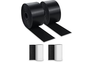 HUAKAILE 2 Pieces 39.3 Feet Under Couch Blocker with Hook & Loop Tape, Adjustable Under Bed Blocker for Pets, Couch Bumpers for Under Couch Carpet, Furniture Gap Blocker Filler Barrier (1.9" W)