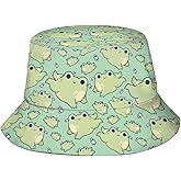 Frog Bucket Hat Fisherman Cap Animal Bucket Hat Sun Beach Cap Men Women Travel Caps