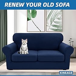 XINEAGE 2024 Newest 3 Pieces Couch Covers for 2