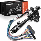 A-Premium Multifunction Switch w/Turn Signal, Wiper, Cruise Control | Compatible with Buick Century 1997-2005, Regal 1997-2004, Headlight Beam
