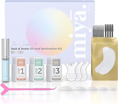 MIYA LASH 2-in-1 Lash Lift & Brow Lamination Kit - 8 Week Salon Results