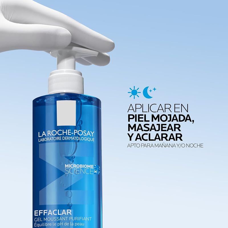 , Effaclar Gel Purificante +M, Pieles mixtas y grasas, 400 ml
