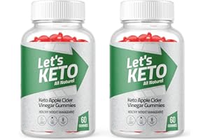Ark Labs Let's Keto ACV Gummies, Let's Keto Gummies (2 Pack)