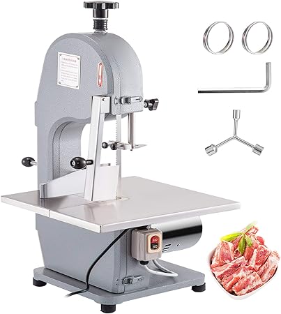 Machabeau Scie A Os De Boucher Electrique Commercial Scie A Os De Boucher Professionnels Parfait Pour Le Supermarche Le Restaurant Pour Couper Les Os Et Viande Congelee Amazon Fr Cuisine Maison
