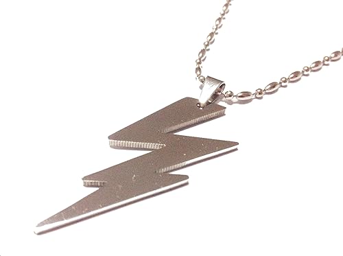 Amazon イナズママーク メンズネックレス 長めのチェーン ペンダント Tn 56 ネックレス ペンダント 通販