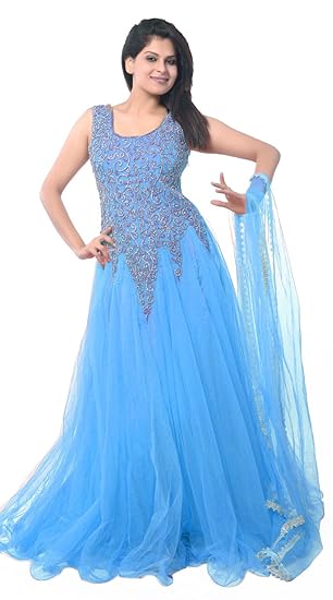 amazon sky blue dress