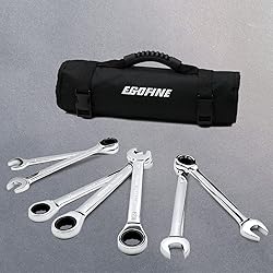 Egofine 18pc Metric Wrench Set, 6 mm - 24 mm Chrome