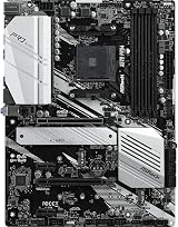 ASRock X570 Pro 4 Motherboard AM4 DDR4 HDMI DP ATX PCIe 4.0 M.2 Heatsink RGB view 2