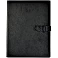 Arpan A4 Professional Presentation Display Book 36 Pockets 72 Sides Soft Touch Display Book Portfolio Folder with Closure Belt (Black)