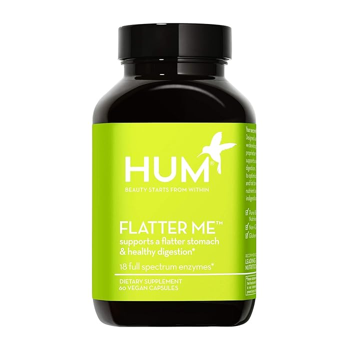 Buy HUM Flatter Me Digestive Enzymes Amylase Lipase & Bromelain