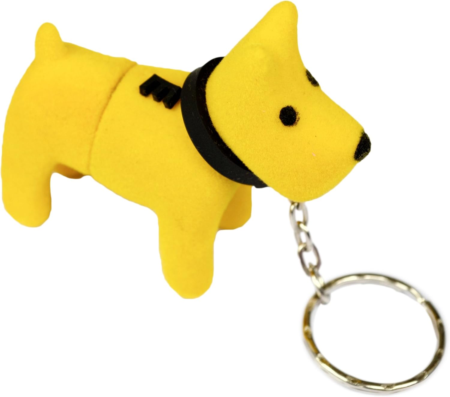 Yellow Dog in Collar Keychain 4GB USB Flash Drive in Gift