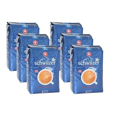 schwiizer Schüümli Decaffeinato, 500g ganze Bohne 6er Pack