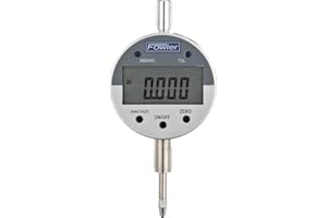 Fowler 54-520-255 Direct Inch/Metric Conversion X Blue Travel Electronic Indicator, 0.5" Maximum Measuring Range