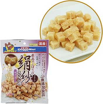 Amazon ドギーマン 犬用おやつ 絹紗 キューブ プレーン 100g 6個セット ドギーマン ペット用品 通販