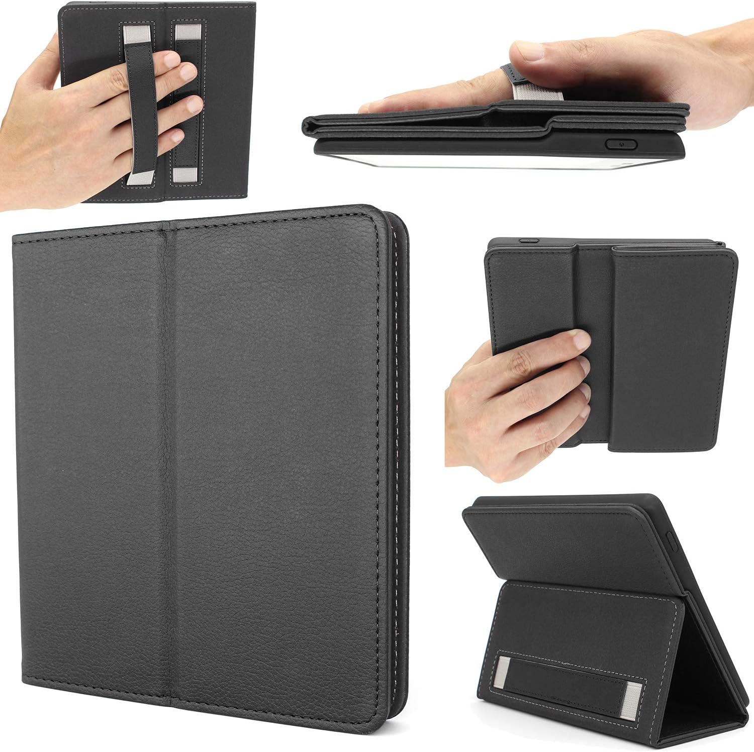 E-Reader Case for 10th Generation-2019 and 9th Generation-2017 Released PU Leather Cover H01 – Black