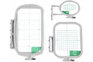EMBROIDEX 3 Hoops for Brother NS1850D SE600 SE270D, PE535 PE 550D HE-120, Innov-ís 900D SE350 LB6770, LB6770 PRW, Innov-ís 950D, SE400, LB6800PRW, PE500, Simplicity SB7050E, HE1, SE425, LB6800THRD Embroidery Machine