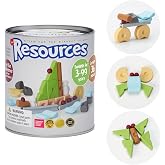 Taksa Toys Resources Fun Pack, Open-Ended Stacking Blocks, 36 Pieces | Nature-inspired open-ended building system for balance, imagination, problem solving, spatial reasoning, and creative play.