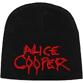 Men's Alice Cooper Dripping Logo Beanie Black