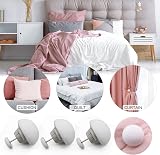 MQUPIN Quilt Fixing Clips 16 Pcs Duvet Cover Clips Mushroom Buttons Boxed view 5