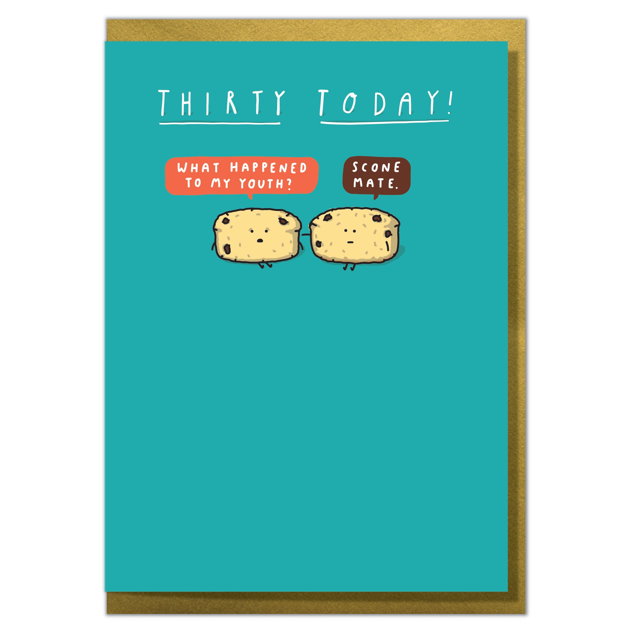 What Happened To My Youth? Scone Mate. Funny 30th Birthday Card