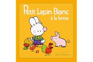 PETIT LAPIN BLANC À LA FERME