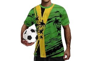 Viuacagoru Jersey Shirts for Men Short Sleeve Soccer Jerseys for Men Youth Women Breathable Quick Dry Athletic Sports Top