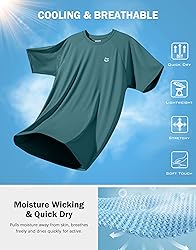 G Gradual Men's Workout Athletic T-Shirts Moisture