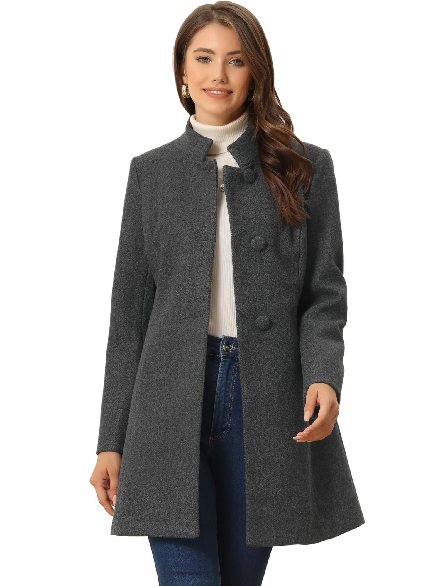 Winter Coats For Women Allegra K Women's Winter Overcoat Mid-Long