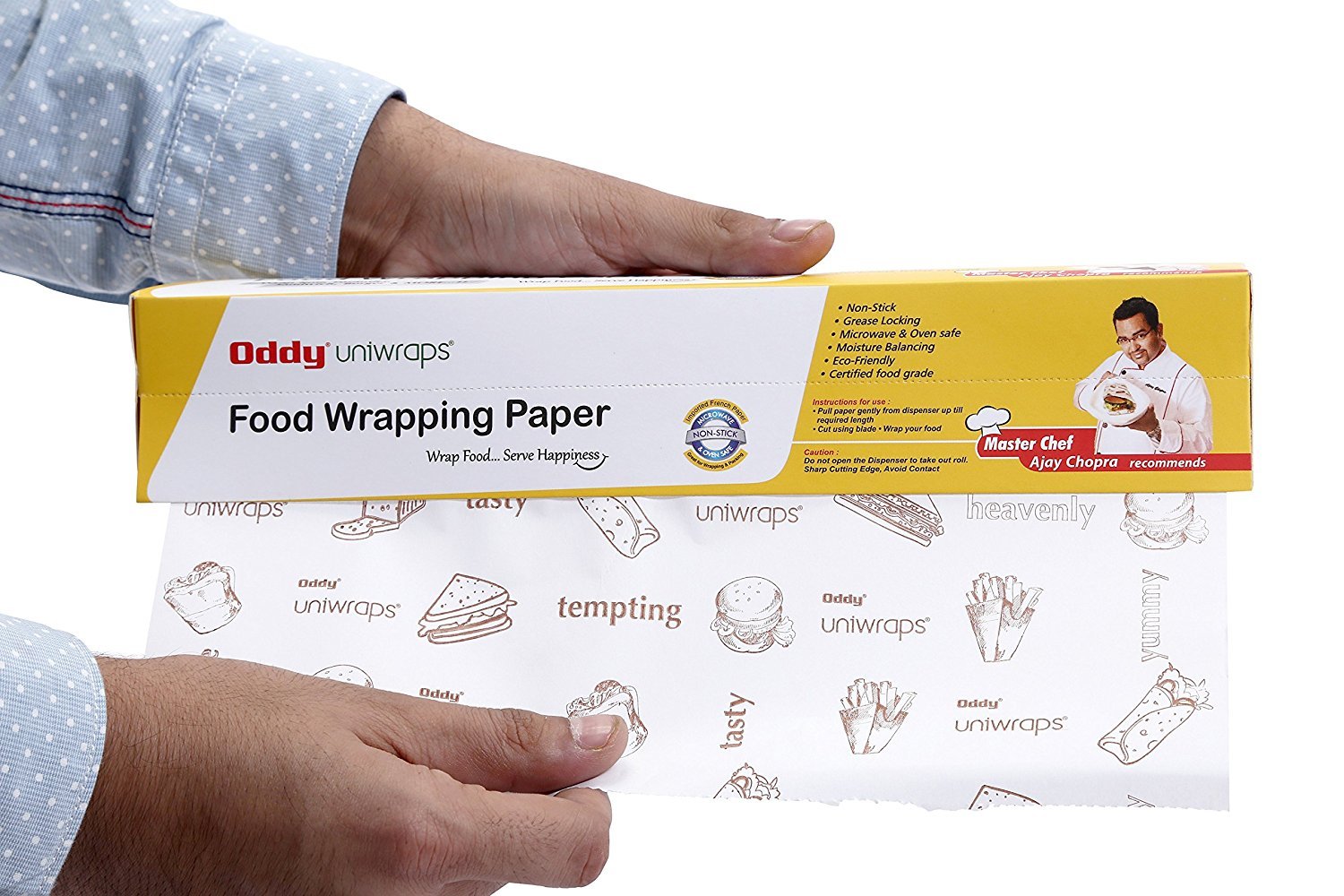 Oddy Uniwraps Food Wrapping Paper No Aluminium No Plastic 100