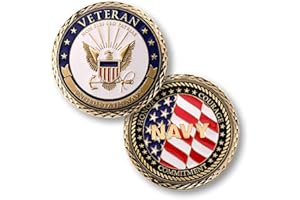 ARMED FORCES DEPOT U.S. Navy Veteran Challenge Coin