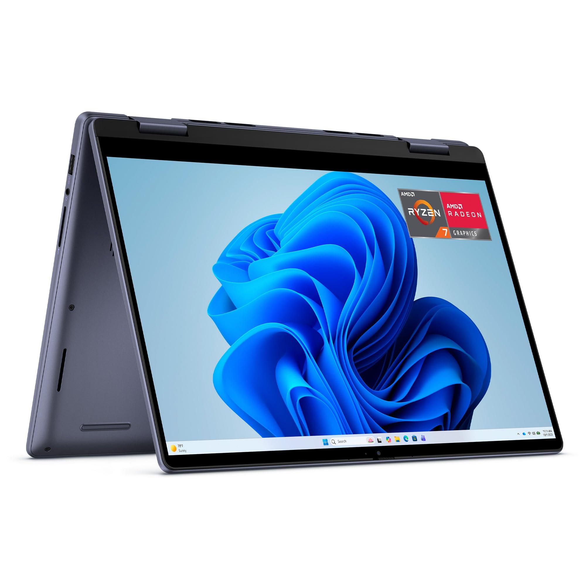Inspiron 14 2-in-1 Laptop 7445-14-inch Touch FHD+ Display, AMD Ryzen™ 7 8840HS Processor, AMD Radeon™ Graphics, 16GB DDR5 Memory, 1TB SSD, English US Backlit Copilot Key Keyboard, Windows Home 11