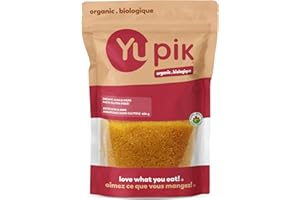 Yupik Organic Acini di Pepe Pasta 454g, Gluten-Free, Egg-Free, Non-GMO, USDA Certified, Small Round Pastina Made with Organic