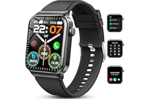 MOTAST Smart Watch(Answer/Make Call), 1.85" HD Smartwatch for Men Women, 2025 New Fitness Watch with 113+ Sport Modes, Heart Rate/Sleep/SpO2/Calories Monitor, IP68 Waterproof Activity Tracker for Android iOS
