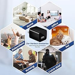 ZOGGCOX Hidden Camera 1080P WiFi USB Charger Camera