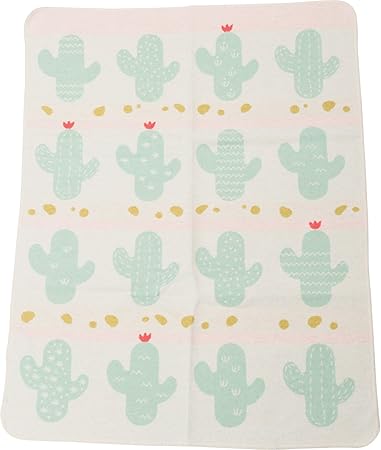Fussenegger - JUWEL - Babydecke - Kakteen - hellgrün - 70 x 90 cm