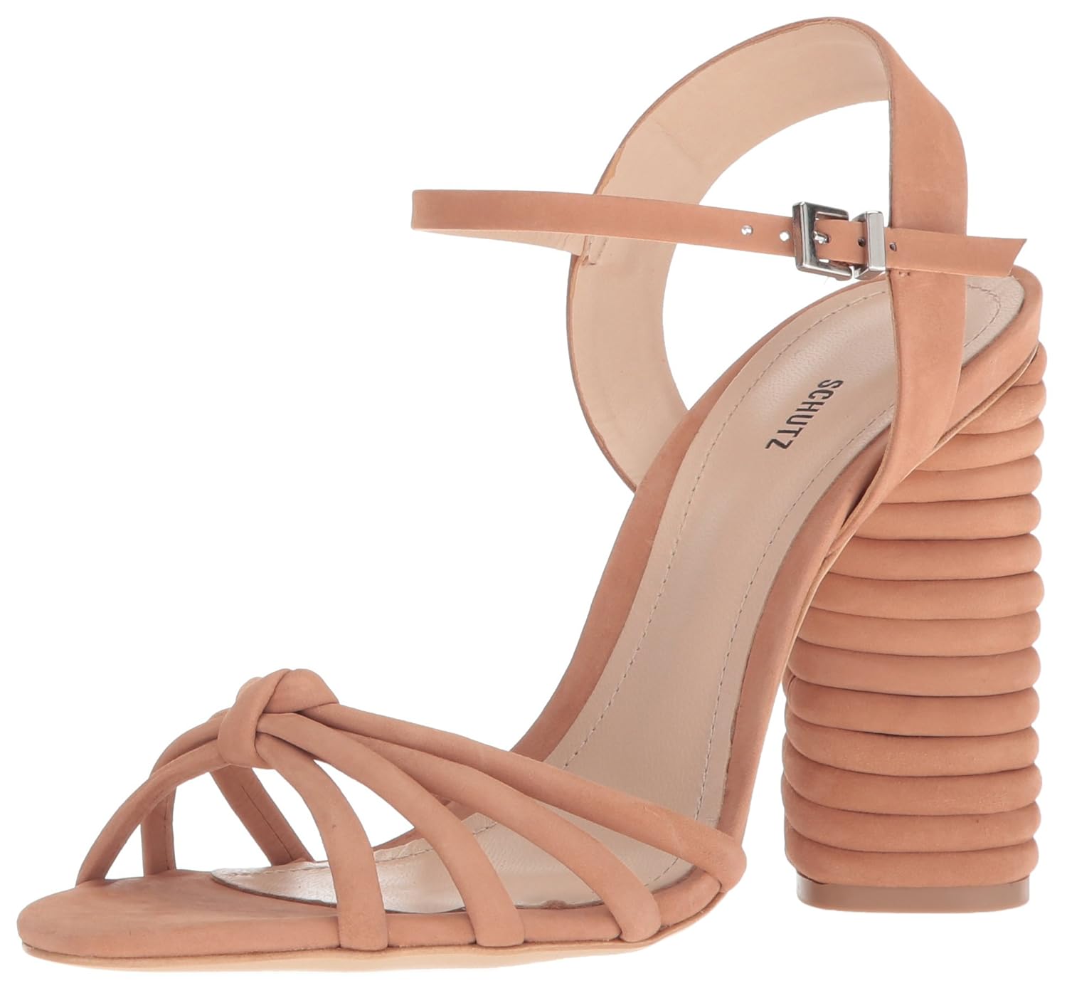 schutz geisy pvc block heel sandals