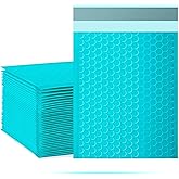 packbabol Bubble Mailers, 8.5x11 Inch Poly Padded Bubble Mailers Pack of 50 Bubble Envelopes Opaque Self Seal Adhesive Waterproof Bags for Shipping and Packaging (Teal)