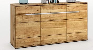 Ellberg Sideboard Chest Of Drawers In Solid Wild Oak Oiled With