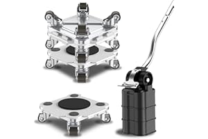 ONEON Furniture Mover Pro Set - Enhanced Dolly and Lifter with Custom TPE Wheels for Easy Furniture Lifting and Moving-Professional Tool for Effortless Furniture Transport(Light Gray 4Dollies+1Lifter)