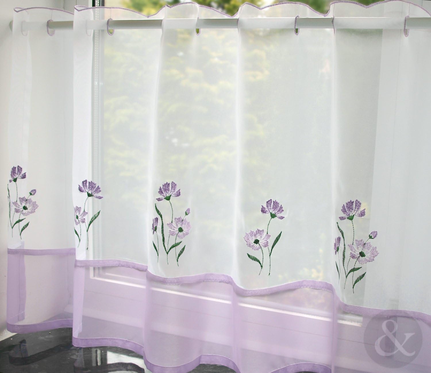Cafe Net Curtains Kitchen Nets Ready Made Voile Curtain Panel