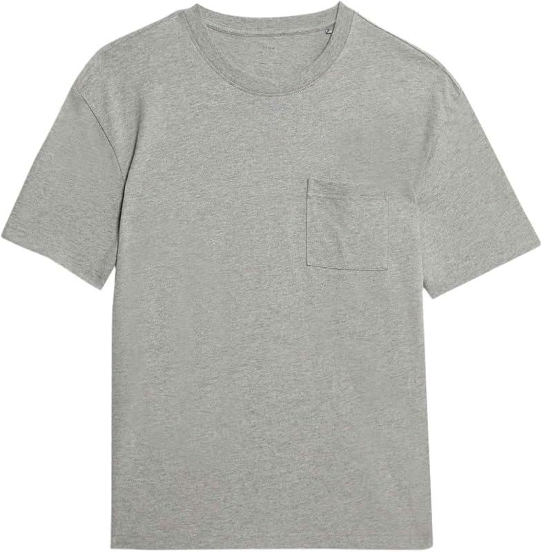 Hemd Regular Fit Grau Meliert L