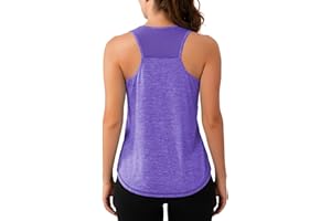 Aeuui Womens Workout Tops Sleeveless Racerback Tank Tops Mesh Yoga Athletic Running Shirts Gym Clothes for Women