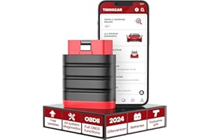THINKCAR THINCAR Thinkdiag Mini Bluetooth OBD2 Scanner Diagnostic Tool, OE Full-System Car Scanner for iOS & Android, Check Engine Light Fault Code Reader & Scan Tool for All 1996 & Newer Vehicles, Free Update