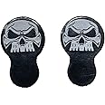 Skull Design fairing mirror hole plugs Fits Harley Davidson 2014 to 2023 Street Glide (1 Pair) FLHX ape hanger upgrade WILL NOT FIT 2013 and older (PATENTED)