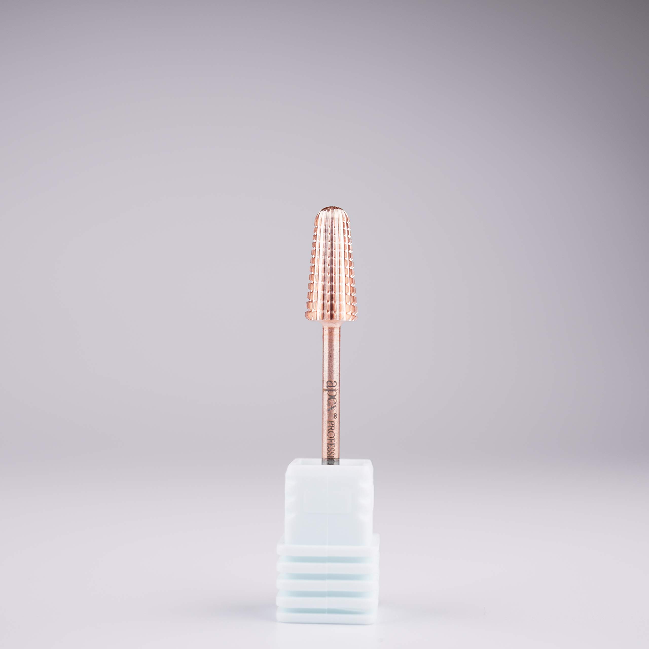 New* Apex® Professional Tungsten Carbide Electric Nail Drill Bit 3/32 inch, 2.35mm Shank for Gels, Acrylics, Nail Art, Manicure, Pedicure, Salon Professional Nails (Volcano 2 Way) (Coarse)