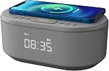 i-box Dawn Alarm Clock with Wireless Qi Charger Bluetooth Speaker FM Radio view 1