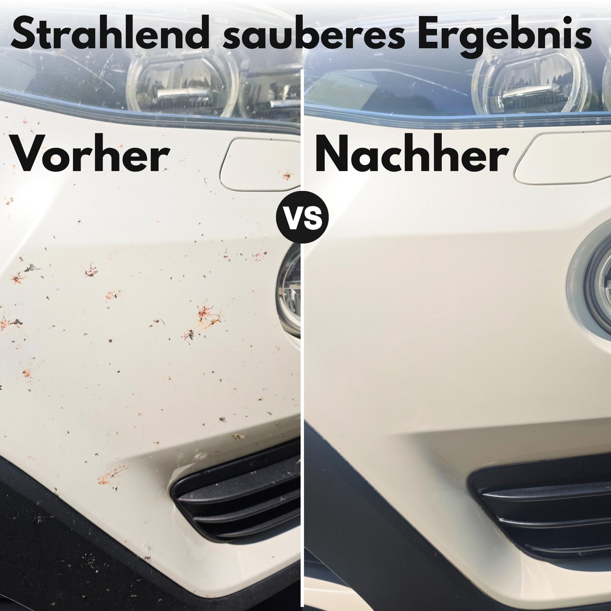 IVALITY® Insektenentferner für Auto 750ml – Sicher und effektiv gegen hartnäckige Insektenrückstände – Insektenreiniger für Auto, Wohnmobil und Motorrad – Flugrostentferner mit Mikrofasertuch 4