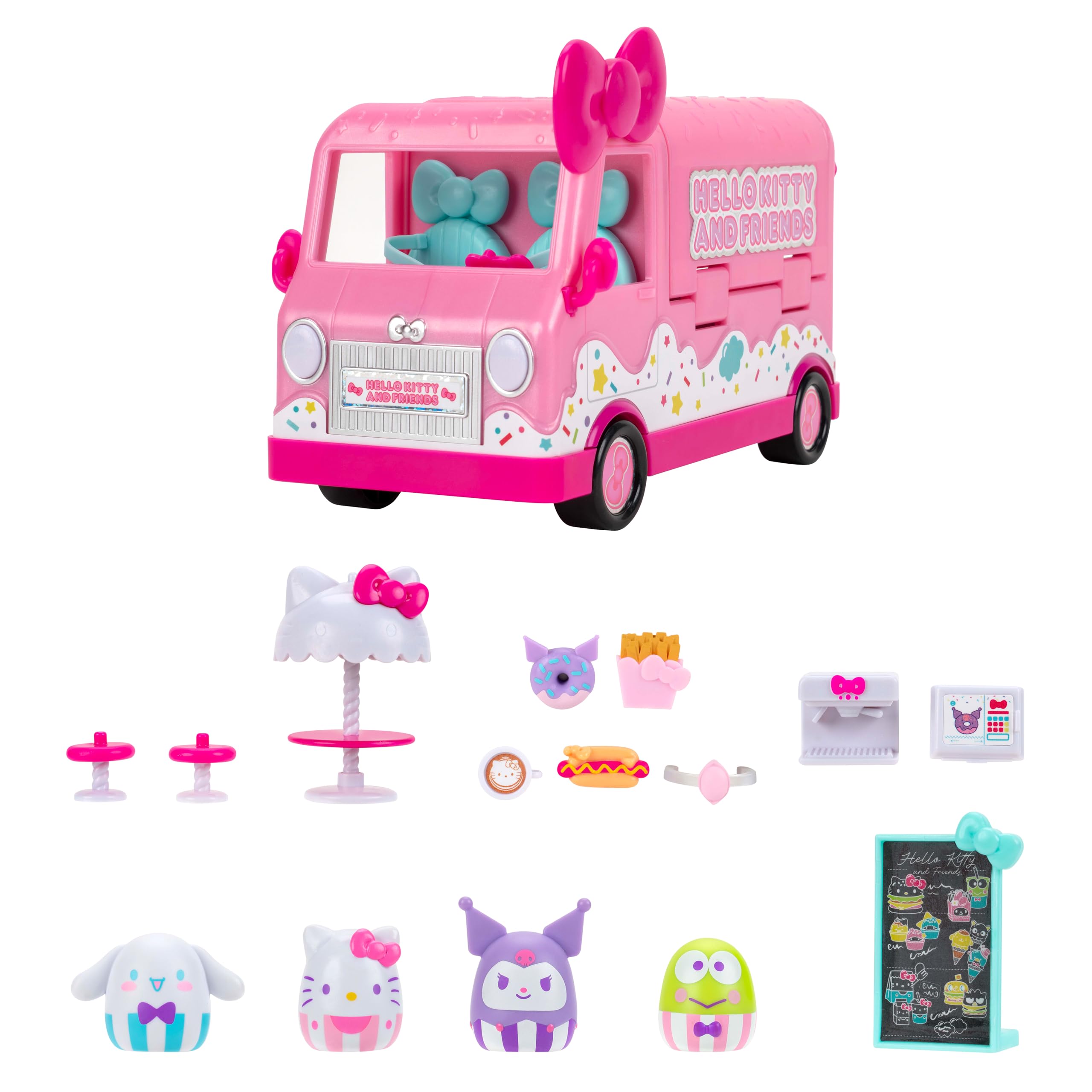 Squish-a-longs Hello Kitty and Friends Hello Kitty Cafe Truck Playset